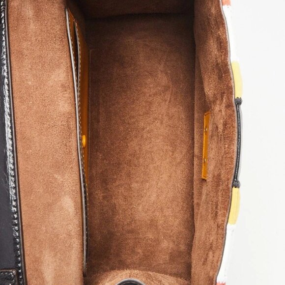 Fendi Multicolor Quilted Leather/Suede Kan U Shoulder Bag - Picture 9 of 10